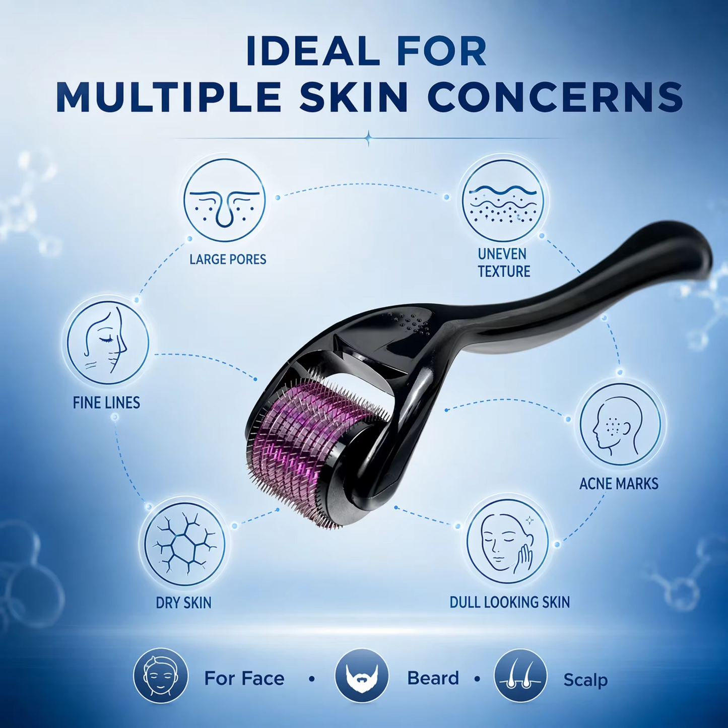 Derma Roller 540 Titanium Needle (0.5mm)
